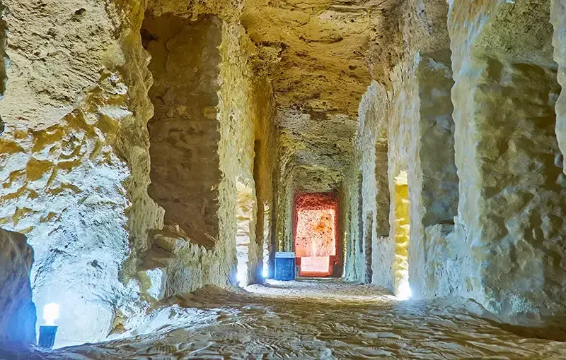 Catacombs of Kom el-Shoqafa Alexandria — 2nd century AD underground tombs